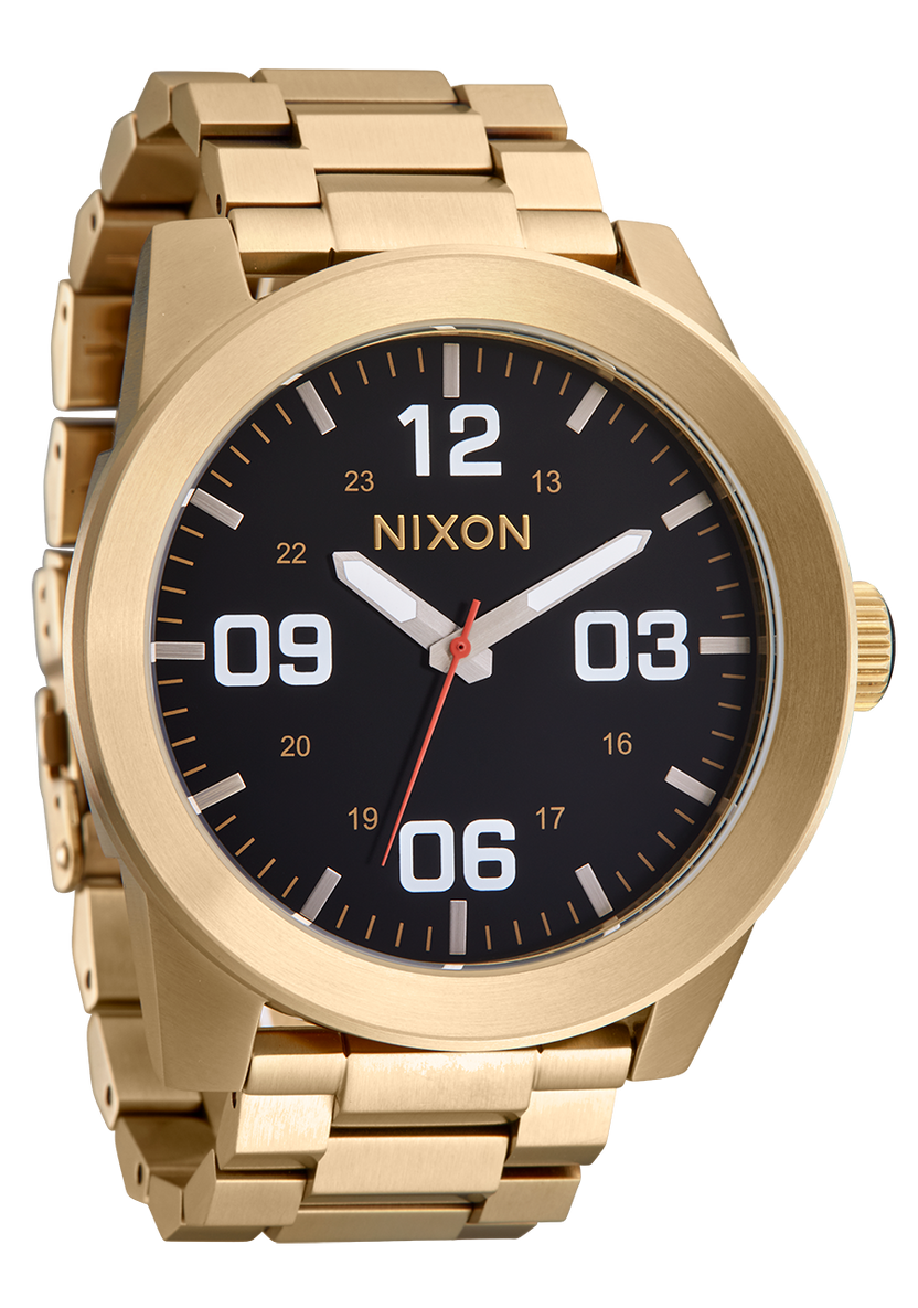 Nixon Corporal Stainless Steel Yellow Gold / Black