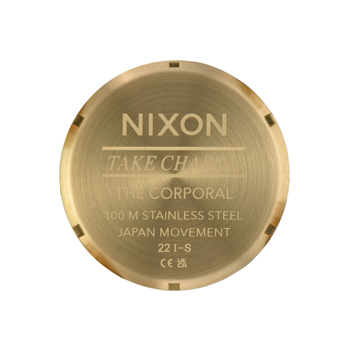 Nixon Corporal Stainless Steel Yellow Gold / Black
