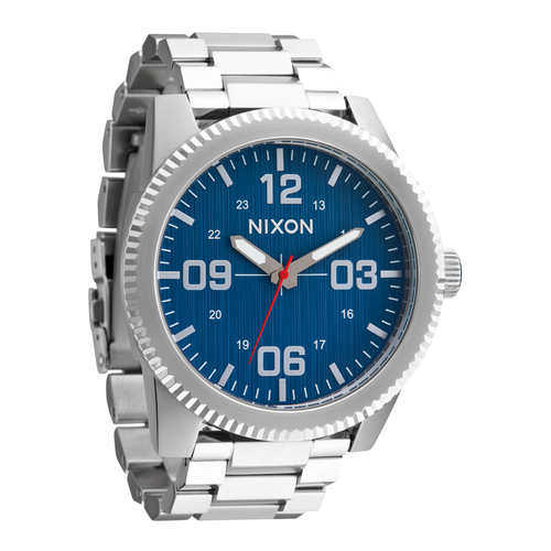Nixon Corporal Stainless Steel Silver/Indigo