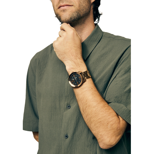 Nixon Corporal Stainless Steel Chocolate/Dark Roast
