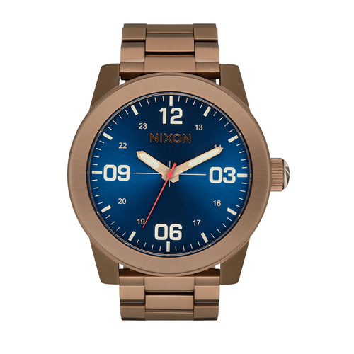 Nixon Corporal Stainless Steel Desert Gold/Arles Blue