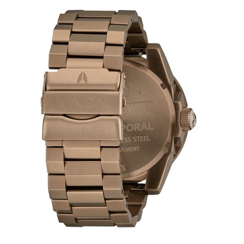 Nixon Corporal Stainless Steel Desert Gold/Arles Blue