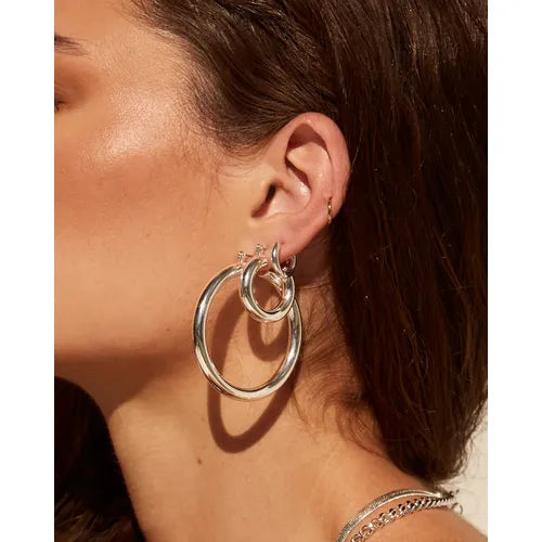 Load image into Gallery viewer, Luv Aj Baby Amalfi Tube Hoops
