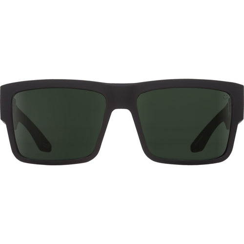 SPY Cyrus Soft Matte Black Happy Grey Green Polarized