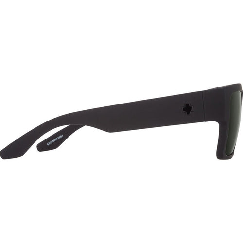 SPY Cyrus Soft Matte Black Happy Grey Green Polarized