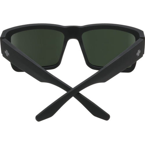 SPY Cyrus Soft Matte Black Happy Grey Green Polarized