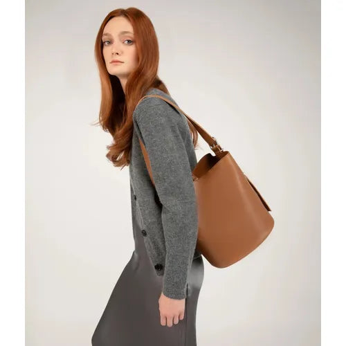 Load image into Gallery viewer, Matt &amp; Nat AZUR Vegan Bucket Bag - Vintage
