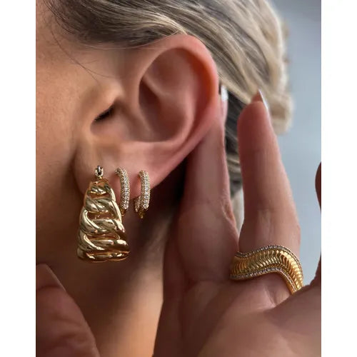 Luv Aj The Reversible Mini Amalfi Hoops