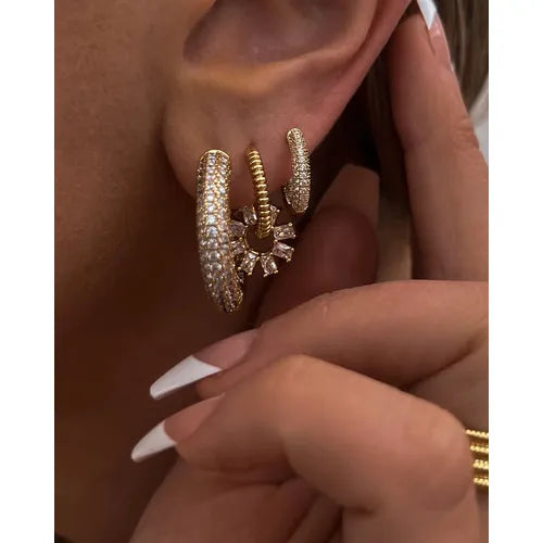 Luv Aj The Reversible Mini Amalfi Hoops