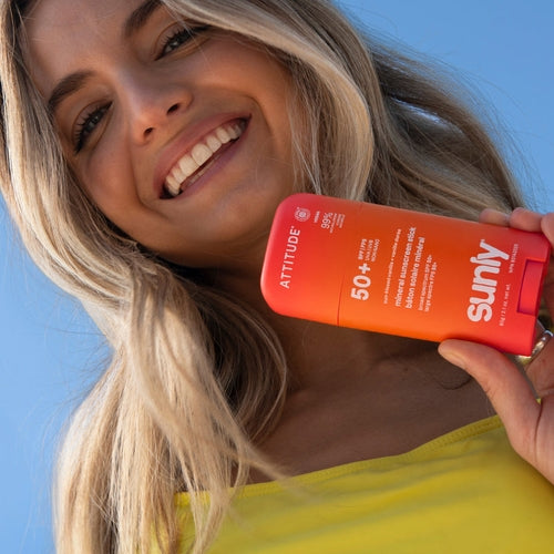 Attitude Sunly Mineral Sunscreen Stick Face & Body SPF 50