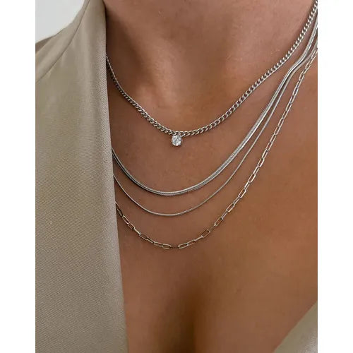 Load image into Gallery viewer, Luv Aj Chandon Multi Chain Charm Necklace
