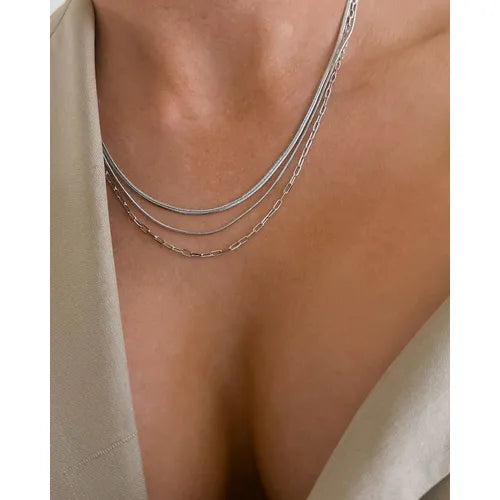 Luv Aj Chandon Multi Chain Charm Necklace