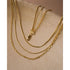 Luv Aj Chandon Multi Chain Charm Necklace