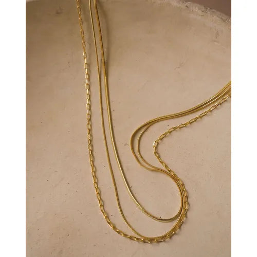 Luv Aj Chandon Multi Chain Charm Necklace