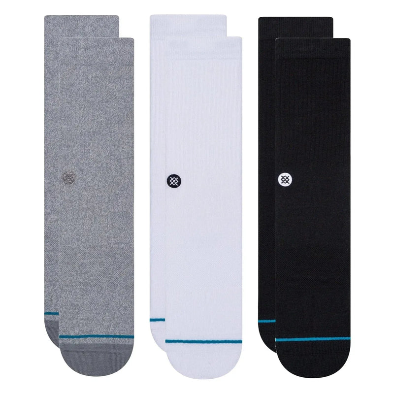 Load image into Gallery viewer, Stance Icon Crew Socks 3 Pack
