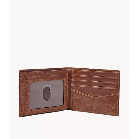 Fossil Derrick RFID Bifold with Flip ID