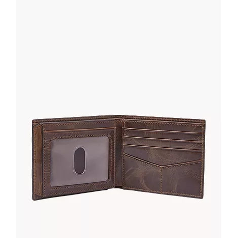 Fossil Derrick RFID Bifold with Flip ID