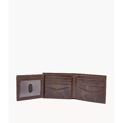 Fossil Derrick RFID Bifold with Flip ID