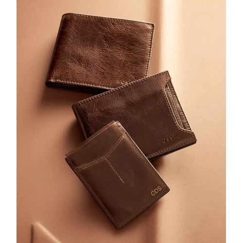 Fossil Derrick RFID Bifold with Flip ID