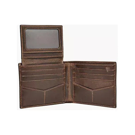Fossil Derrick Leather RFID Passcase Wallet