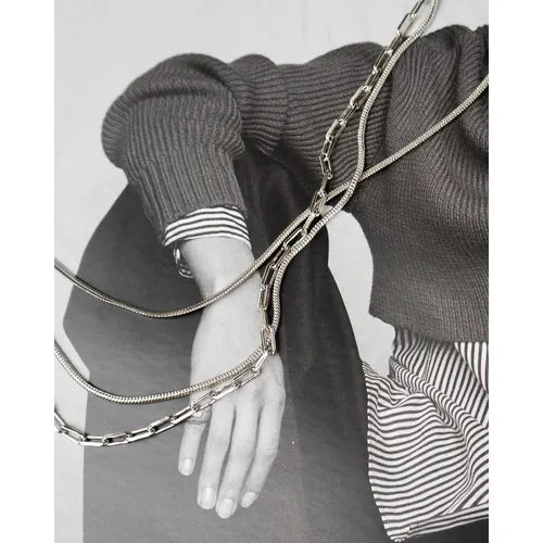 Luv Aj Chandon Multi Chain Charm Necklace