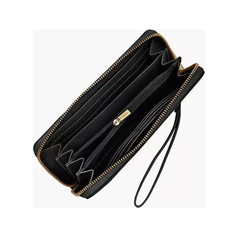 Fossil Logan RFID Zip Around Clutch