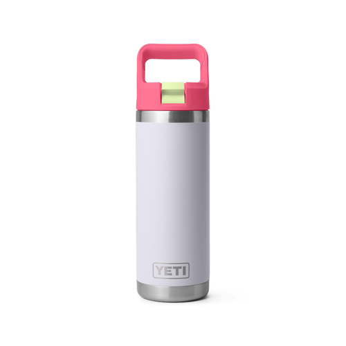 YETI Rambler Water Bottle with Color-matched Straw Cap