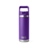 YETI Rambler Water Bottle with Color-matched Straw Cap