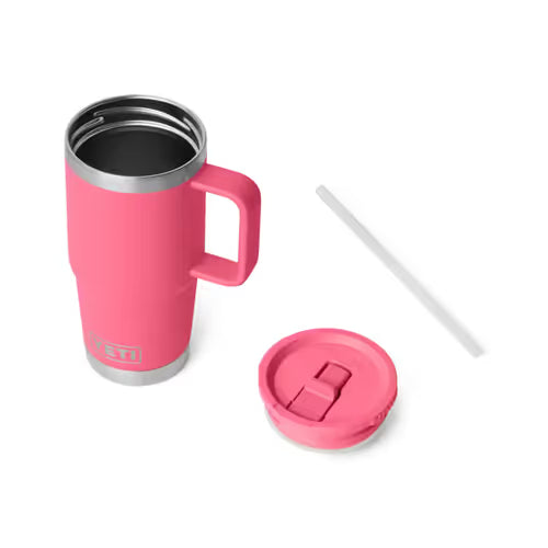 YETI Rambler Travel Straw Mug with Colour-Matched Straw Lid