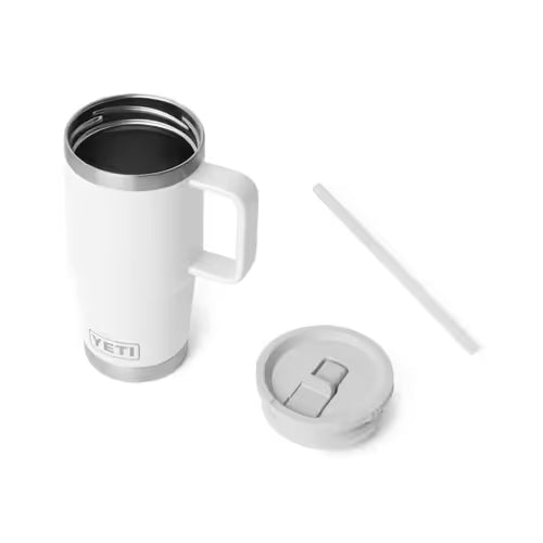 YETI Rambler Travel Straw Mug with Colour-Matched Straw Lid
