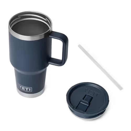 YETI Rambler Travel Straw Mug with Colour-Matched Straw Lid