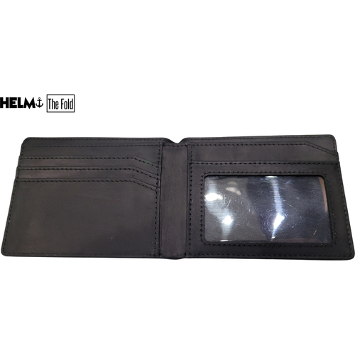 Load image into Gallery viewer, HELM &quot;THE FOLD&quot; WALLET - BLACK
