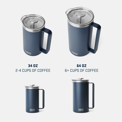 Load image into Gallery viewer, YETI Rambler French Press with Twist-to-Lock French Press Lid
