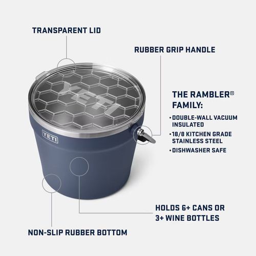 Load image into Gallery viewer, YETI Rambler Beverage Bucket with Lid

