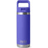 YETI Rambler Water Bottle with Colour-Matched Straw Cap
