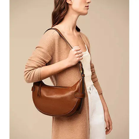 Fossil Harwell Leather Hobo Bag