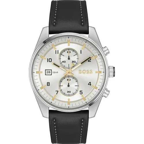 Load image into Gallery viewer, HUGO BOSS Sky Traveller Chrono 5 Bar Leather
