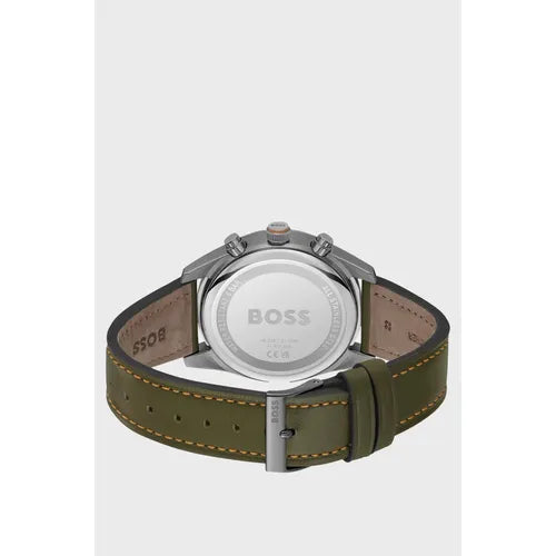 Load image into Gallery viewer, HUGO BOSS Sky Traveller Chrono 5 Bar Leather
