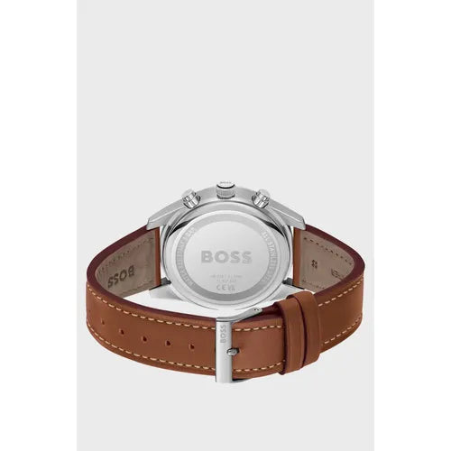 Load image into Gallery viewer, HUGO BOSS Sky Traveller Chrono 5 Bar Leather
