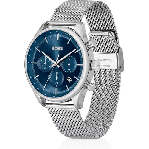 HUGO BOSS Gregor Chrono with Mesh Bracelet