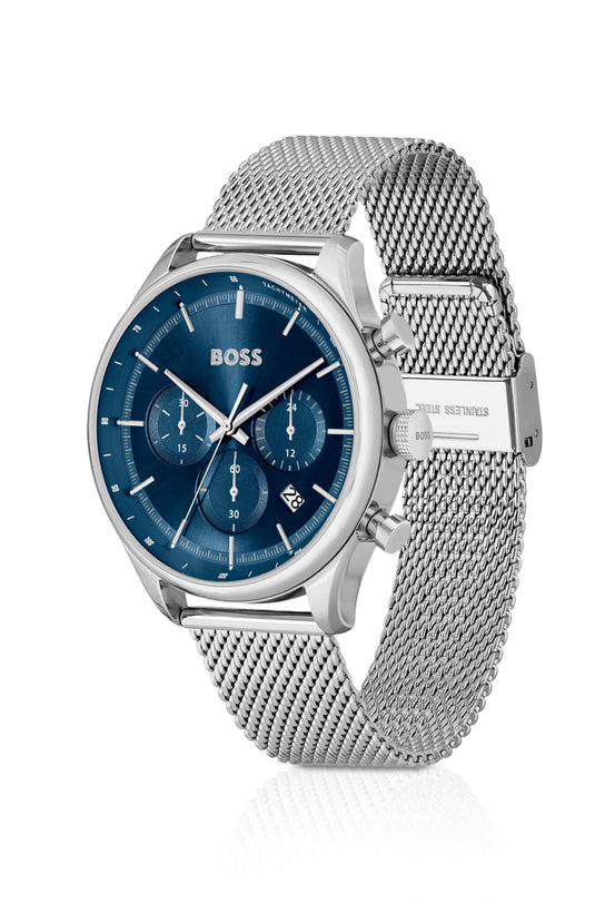 HUGO BOSS Gregor Chrono with Mesh Bracelet