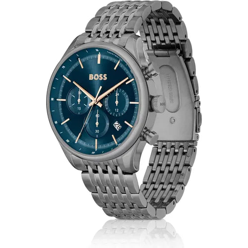HUGO BOSS Gregor Chrono with Mesh Bracelet