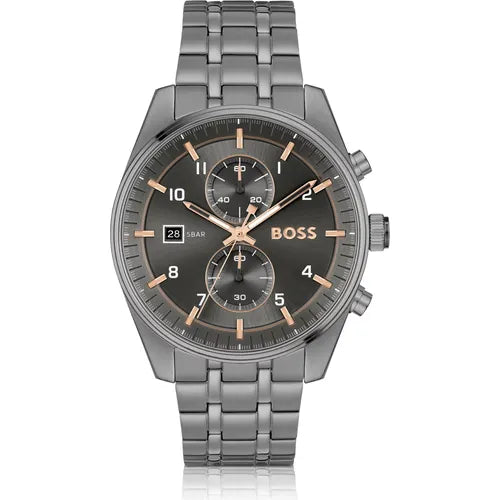 HUGO BOSS Sky Traveller Chrono 5 Bar Metal
