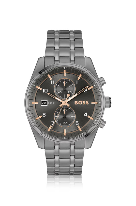 HUGO BOSS Sky Traveller Chrono 5 Bar Metal