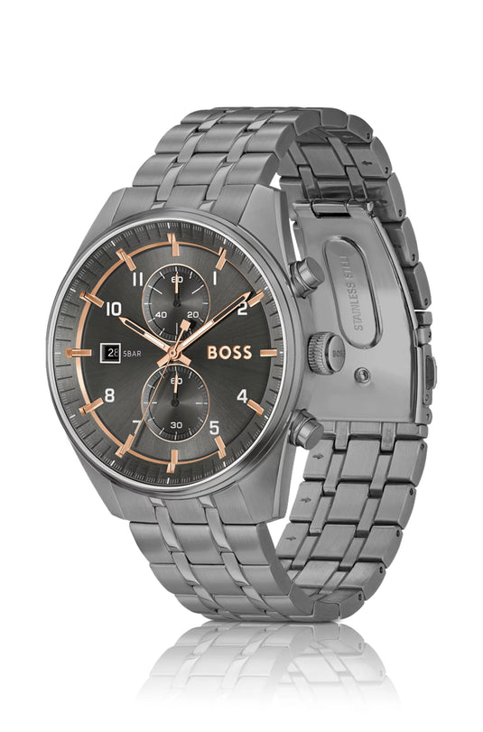 HUGO BOSS Sky Traveller Chrono 5 Bar Metal