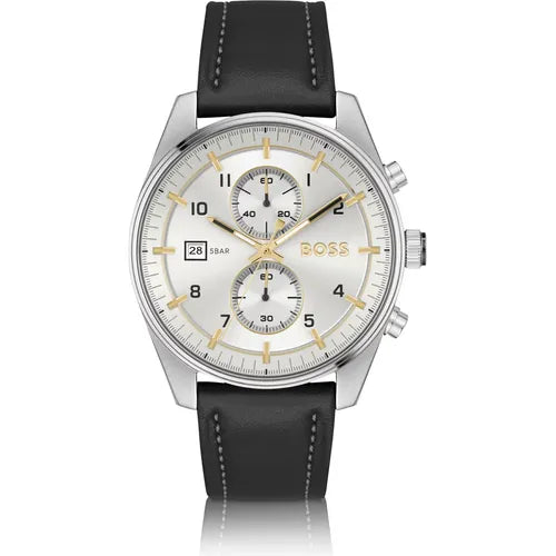 HUGO BOSS Sky Traveller Chrono 5 Bar Leather
