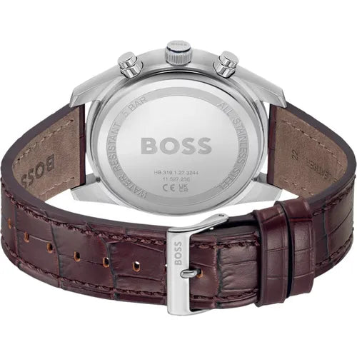 HUGO BOSS Sky Traveller Chrono 5 Bar Leather