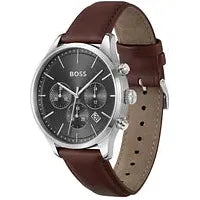 HUGO BOSS Avery Chrono 5 Bar Leather