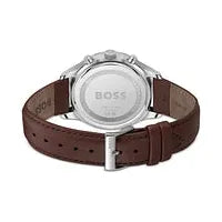 HUGO BOSS Avery Chrono 5 Bar Leather