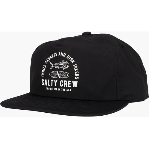 Salty Crew Lateral Line Black 5 Panel